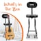Pyle PyleAdjustable Guitar Seat, Built-in Stand, EVA Foam, Non-Slip Rubber Feet, 300 lbs Capacity PYG60 - alternate 10